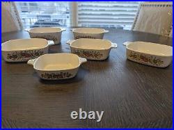 Vintage Corning Ware Spice Of Life L'Echalote 6 piece