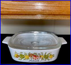 Vintage Corning Ware Spice Of Life La Marjolaine A-1-B 1 Quart Dish SEE STAMPS
