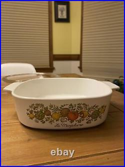 Vintage Corning Ware Spice Of Life La Marjolaine A-2-B 2 Quart Dish SEE STAMPS