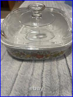 Vintage Corning Ware Spice Of Life La Marjolaine A-2-B Casserole Dish withLid 2 QT