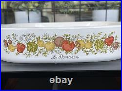 Vintage Corning Ware Spice Of Life La Romarin Casserole Dish A-10-B