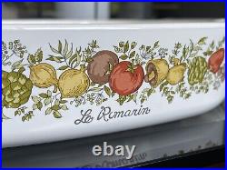 Vintage Corning Ware Spice Of Life La Romarin Casserole Dish A-10-B