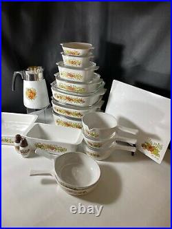 Vintage Corning Ware Spice Of Life Large Selections Perfect Collectors Set 26PCS