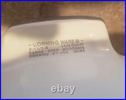 Vintage Corning Ware Spice Of Life Le Persil La Sauge A-1 1 1/2-B Numbered
