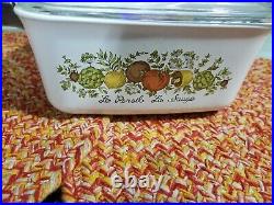 Vintage Corning Ware Spice Of Life, Le Persil La Sauge Casserole Dish (P-4-8)