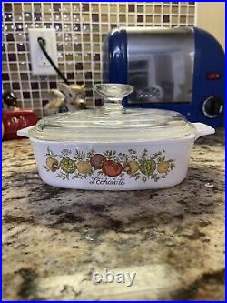 Vintage Corning Ware Spice Of Life Set 9 Pieces With Lids Exceptional Condition