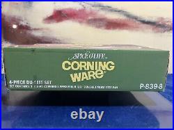 Vintage Corning Ware Spice o Life 4 Piece Du-Ette Set New in Box Sealed P-839-8