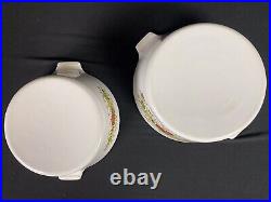 Vintage Corning Ware Spice of Life 9 Piece Set 6 Dishes with 3 Pyrex Lids