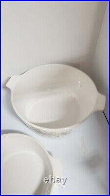 Vintage Corning Ware Spice of Life La Marjolaine Set of 3- 2 With Lids
