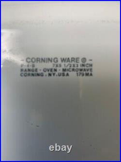 Vintage Corning Ware Spice of Life Le Persia La Sauge NUMBERED! P-4-B 7x5 1 2/3