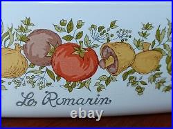 Vintage Corning Ware Spice of Life, Le Romarin, A-10-B, Le Persil, Corningware