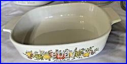 Vintage Corning Ware Spice of Life Set A5B, A3B, A8B, A11/2B, A1B