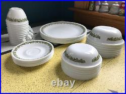 Vintage Corning Ware Spring Blossom Crazy Daisy Dinnerware Set -Lot of 43 Pcs