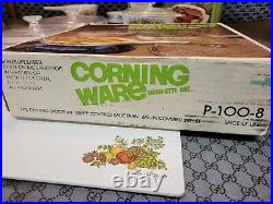 Vintage Corning Ware UNOPENED In The Boxes! Saucepan Trio And Menu-Ette Set