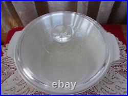 Vintage Corning Ware cornflower blue N5B 5 qt round casserole w lid EUC RARE