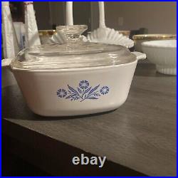 Vintage Corning Ware with lid RARE