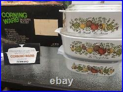 Vintage Corning ware spice of life And Wildflower Sets