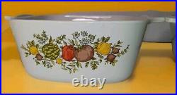 Vintage CorningWare Spice Of Life Lot Of 3