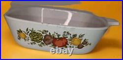 Vintage CorningWare Spice Of Life Lot Of 3