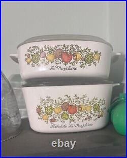 Vintage Corningware A2B 2 Qt La Marjolaine Casserole with A9C Lid GPSA