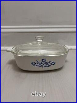 Vintage Corningware Blue Cornflower 18 Piece Set