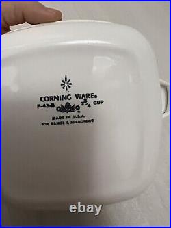 Vintage Corningware Blue Cornflower 18 Piece Set