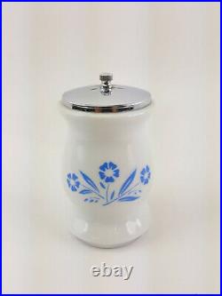 Vintage Corningware Blue & White Cornflower Salt Shaker & Pepper Grinder Mill