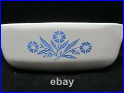 Vintage Early 1960's Corning Ware Blue Cornflower With Lid