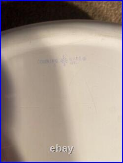 Vintage Early 60's Corning Ware Blue Cornflower 1 qt Pre Series Number