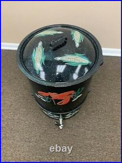 Vintage Granite Ware with Enameled Clam/Lobster/Corn Boil Pot 3 Pieces