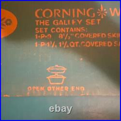 Vintage NIB Old Stock The Galley Set Corning Ware