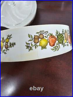 Vintage Original (French Wording) Spice Of Life Corning Ware Set Of 10