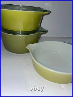 Vintage Pyrex Green Corning Ware 470.16