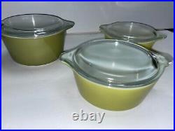 Vintage Pyrex Green Corning Ware 470.16