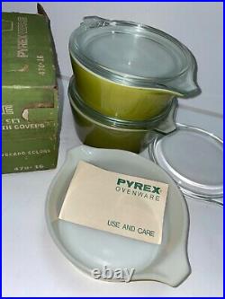 Vintage Pyrex Green Corning Ware 470.16