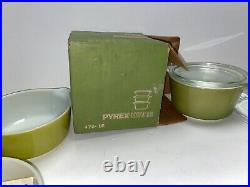 Vintage Pyrex Green Corning Ware 470.16