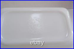 Vintage Pyrex Town And Country Refrigerator Dishes Complete Set With Clear Lids