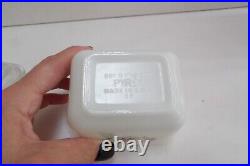 Vintage Pyrex Town And Country Refrigerator Dishes Complete Set With Clear Lids