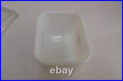 Vintage Pyrex Town And Country Refrigerator Dishes Complete Set With Clear Lids