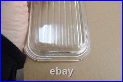 Vintage Pyrex Town And Country Refrigerator Dishes Complete Set With Clear Lids