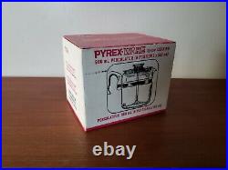 Vintage Pyrex Ware Corning Flameware 7756 Stovetop Percolator 6 Cup New Box