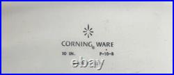 Vintage Rare Corning Ware 10 In Blue Cornflower P-10-b