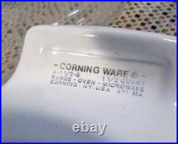 Vintage Rare Corning Ware LE PERSIL LA SAUGE A-1 1/2 -B 1 1/2 QUART CASSEROLE