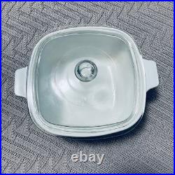 Vintage Rare CorningWare 60s blue cornflower 1 3/4 qt covered casserole