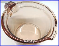 Vintage Rare TEAPOT Corning VISIONS Pyrex Amber Glass Coffee kettle Bent Handle Vintage Rare TEAPOT Corning VISIONS Pyrex Amber Glass Coffee kettle Bent Handle
