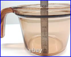 Vintage Rare TEAPOT Corning VISIONS Pyrex Amber Glass Coffee kettle Bent Handle Vintage Rare TEAPOT Corning VISIONS Pyrex Amber Glass Coffee kettle Bent Handle
