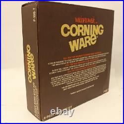 Vintage Wildflower Corning Ware 6 Piece Complete Menu Ette Set P-100-7 NEW