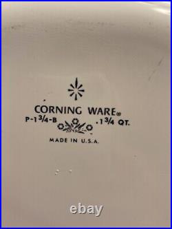 Vintage corning ware blue cornflower 1 3/4 Qt. Dish