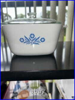 Vintage corning ware blue cornflower 1 3/4 qt Vintage corning ware blue cornflower 1 3/4 qt