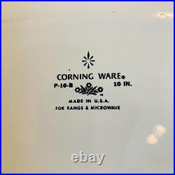 Vintage corning ware blue cornflower p-10-b Rare Made in USA